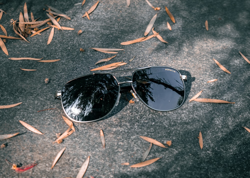 sunglasses on the ground