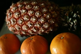 a pile of oranges