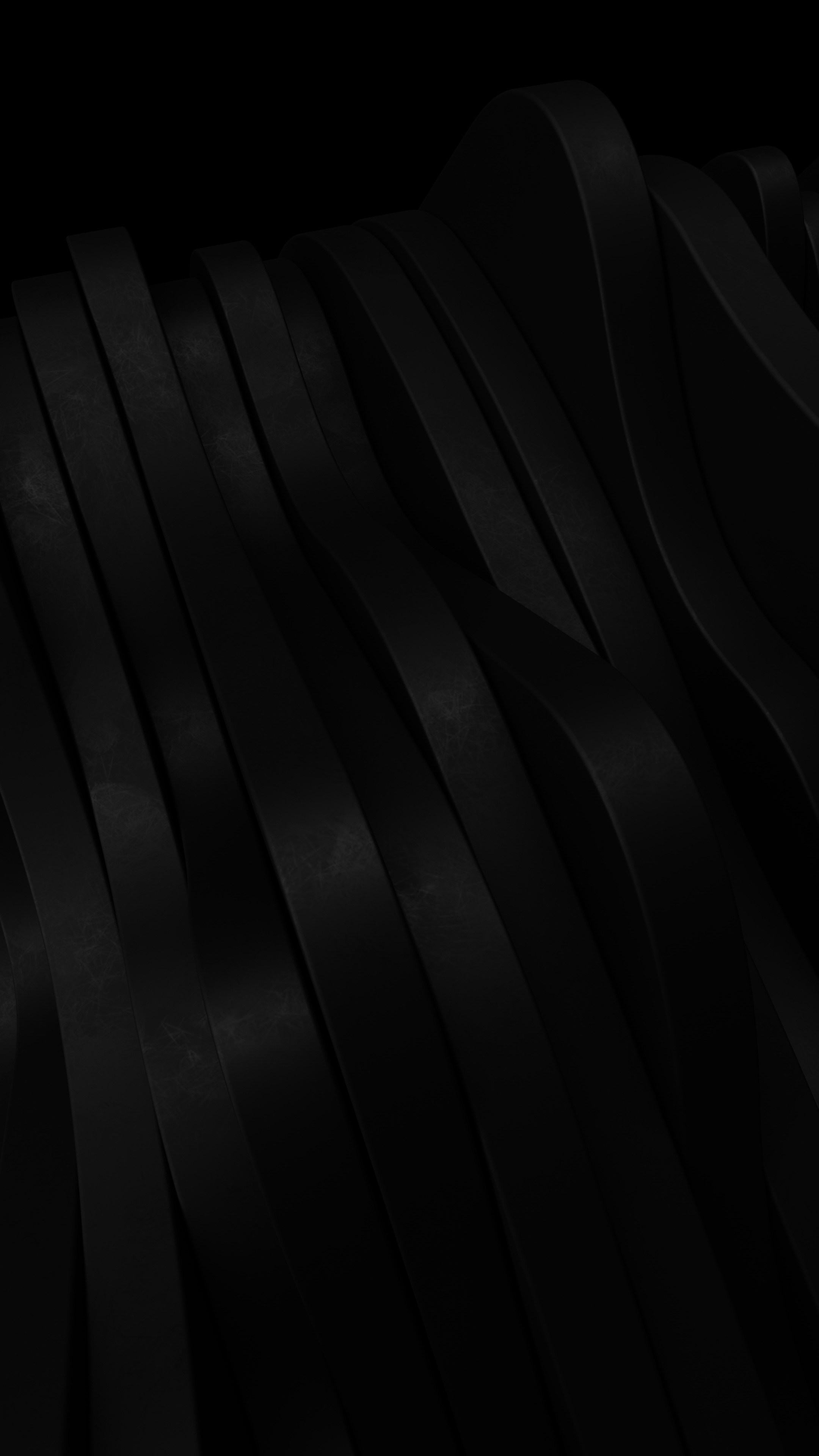 Close up of the random formation of wavy surfaces stacked on each other.