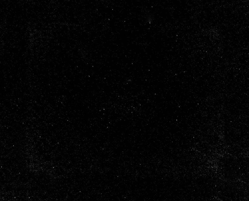 a black sky with stars