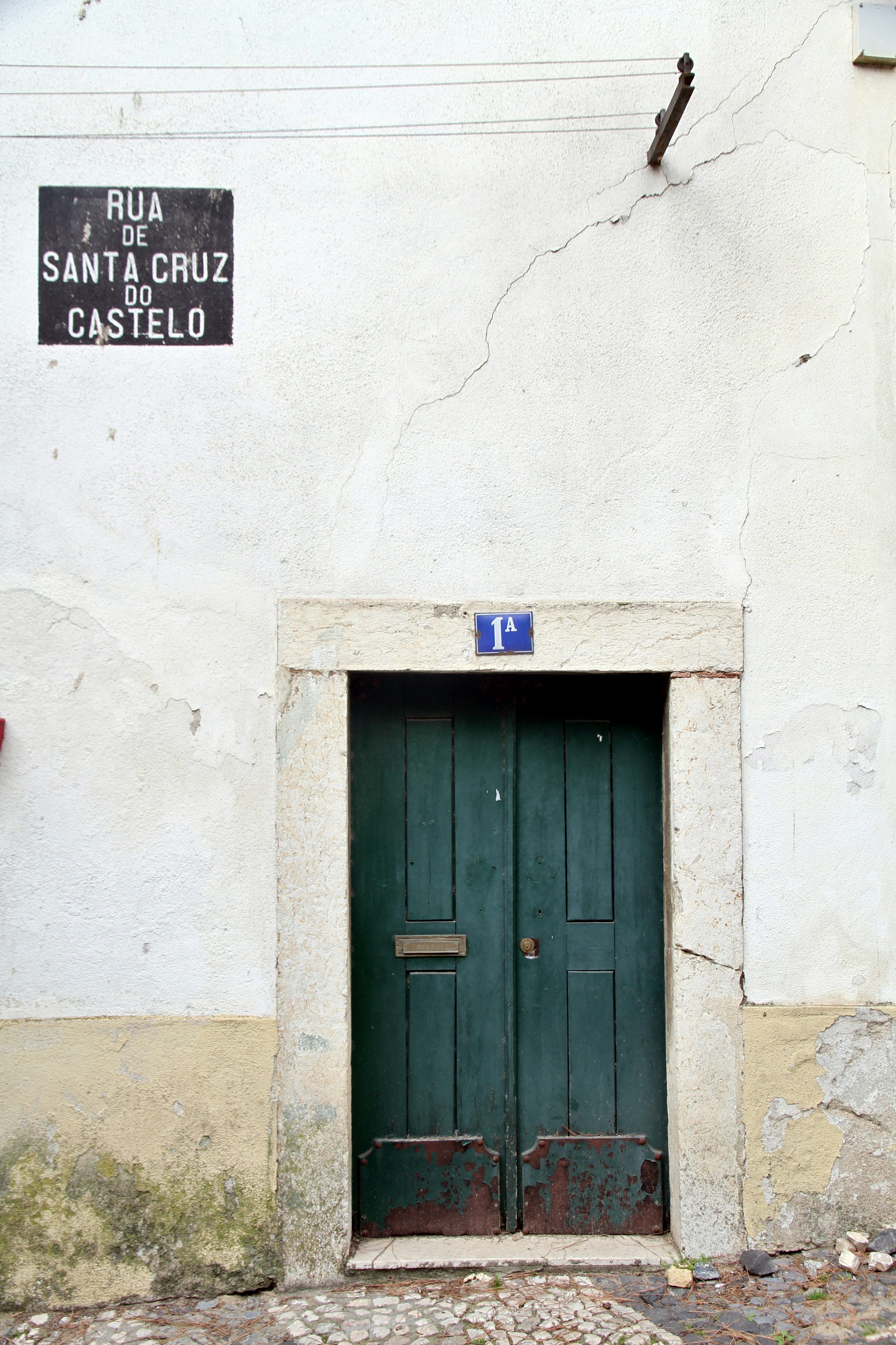 a door on a building