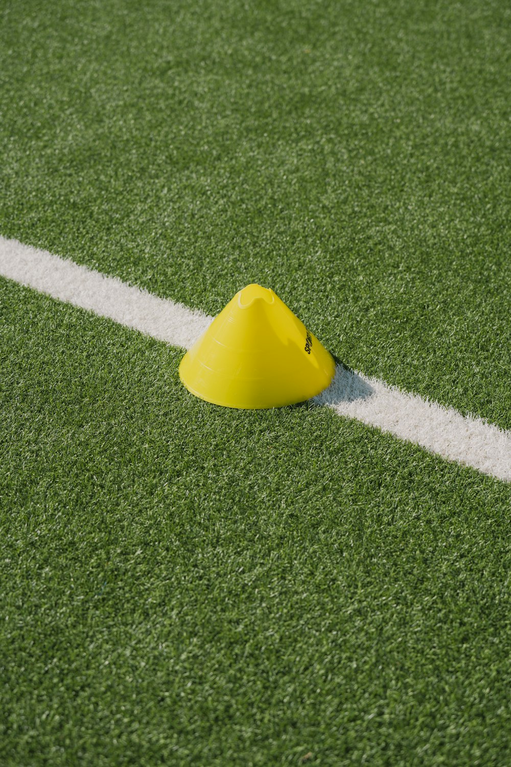 a yellow rubber duck on a green field