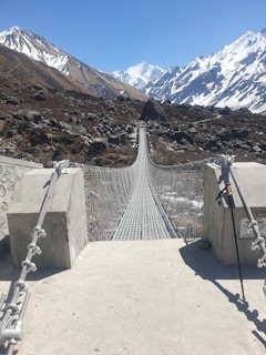 a bridge over a river
