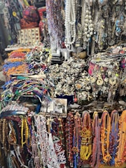 A vibrant array of accessories showcasing unique designs.
