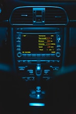 Modern diagnostic equipment displaying vehicle data on screen