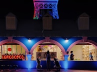 Participants enjoying a fun game booth.