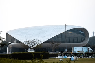a large building with a dome roof