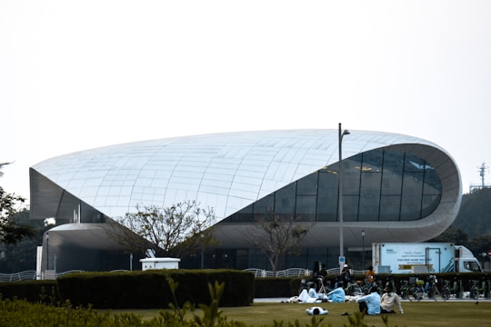 a large building with a dome roof