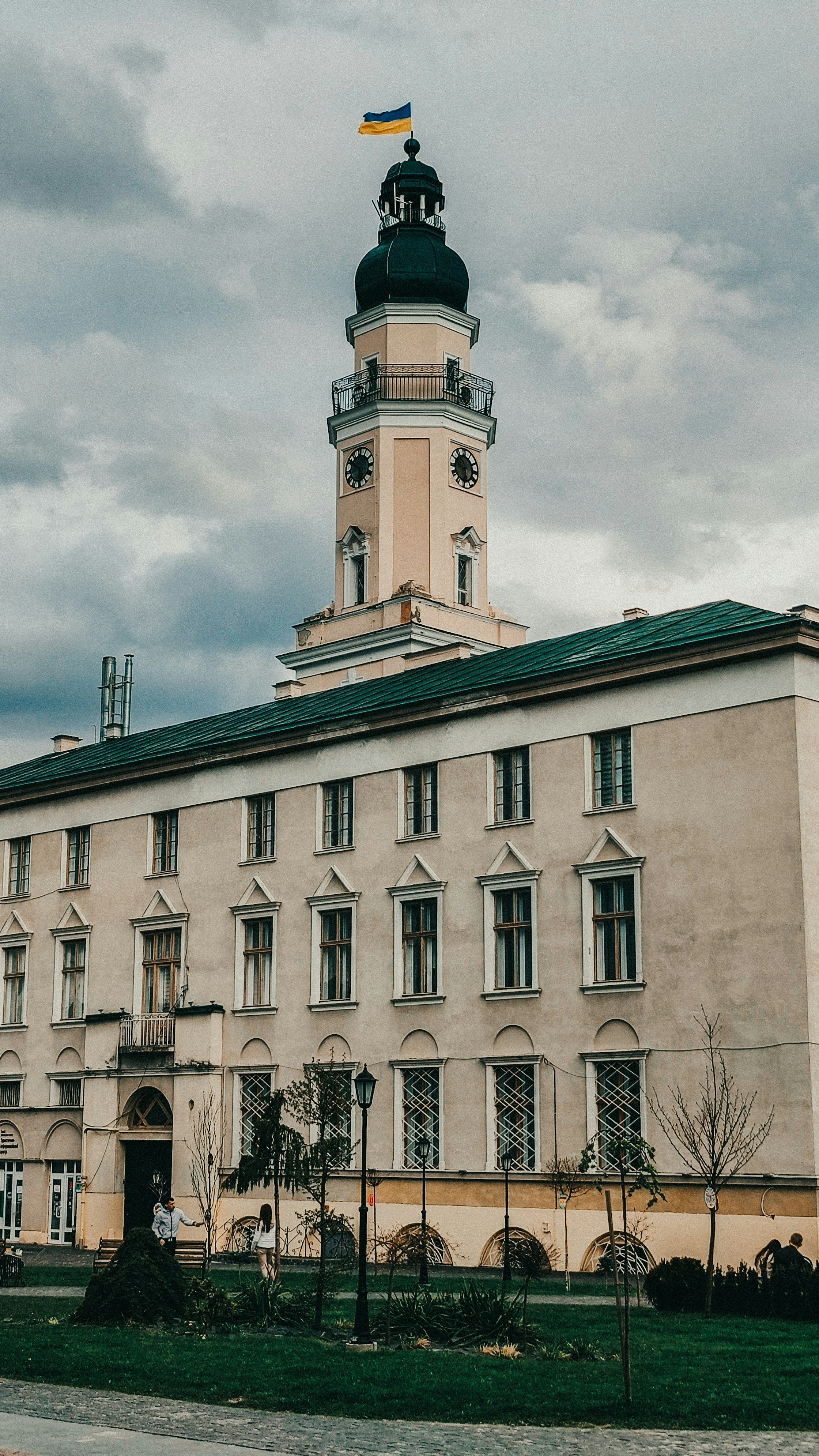 a building with a tower