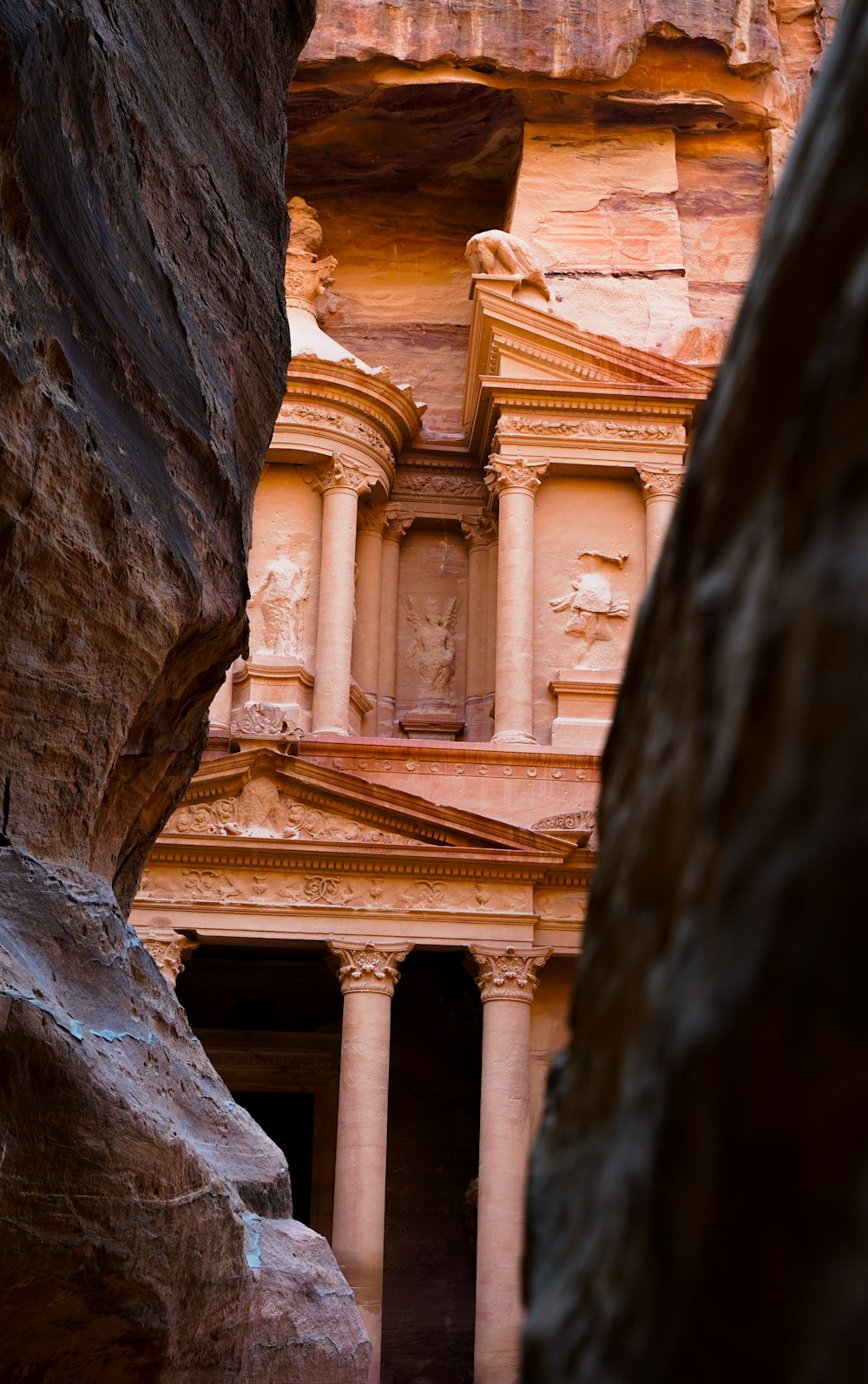 Petra with pillars
