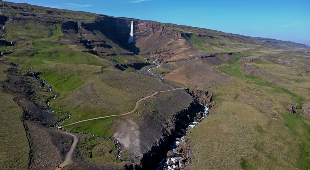 a river running through a valley