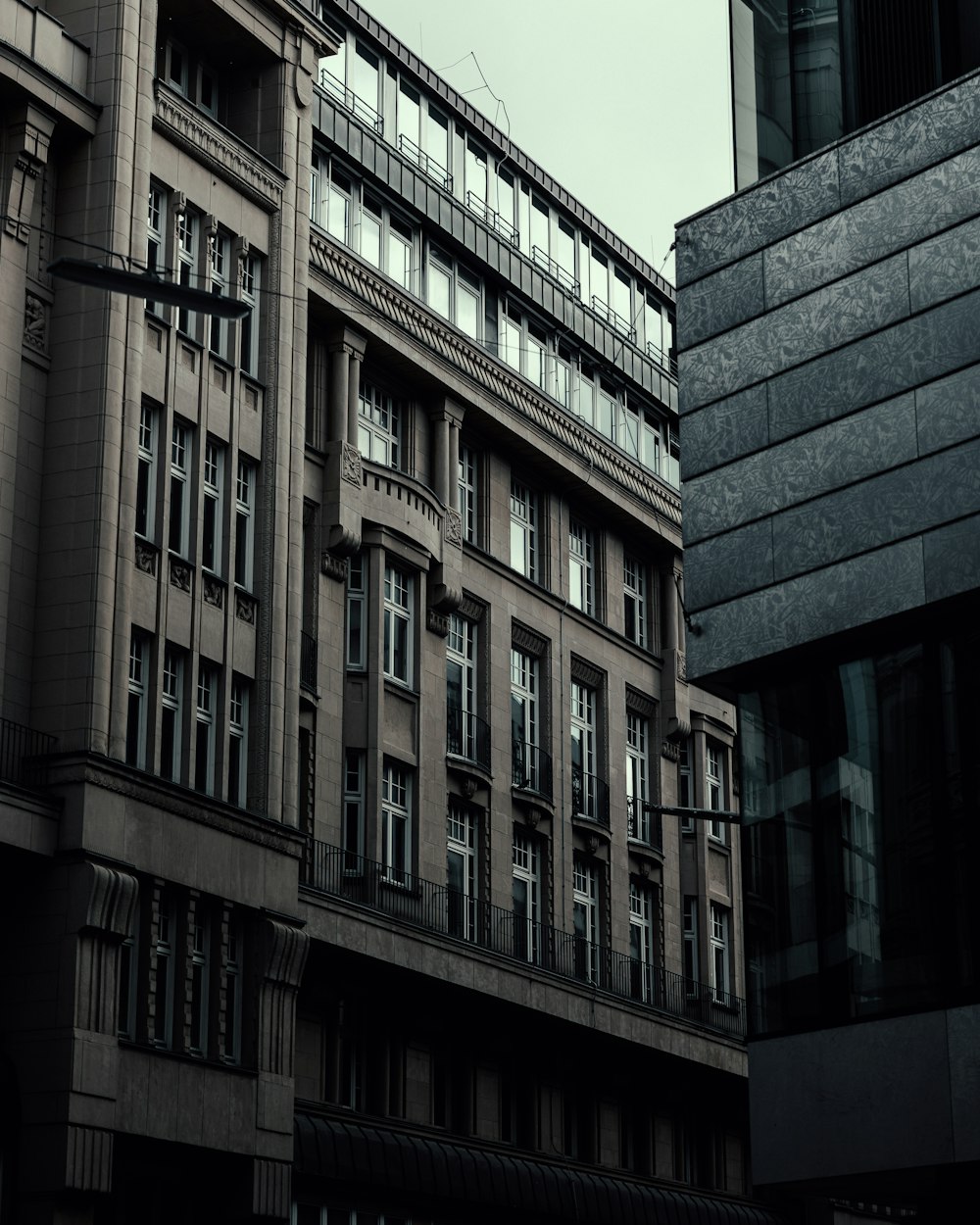 a building with many windows