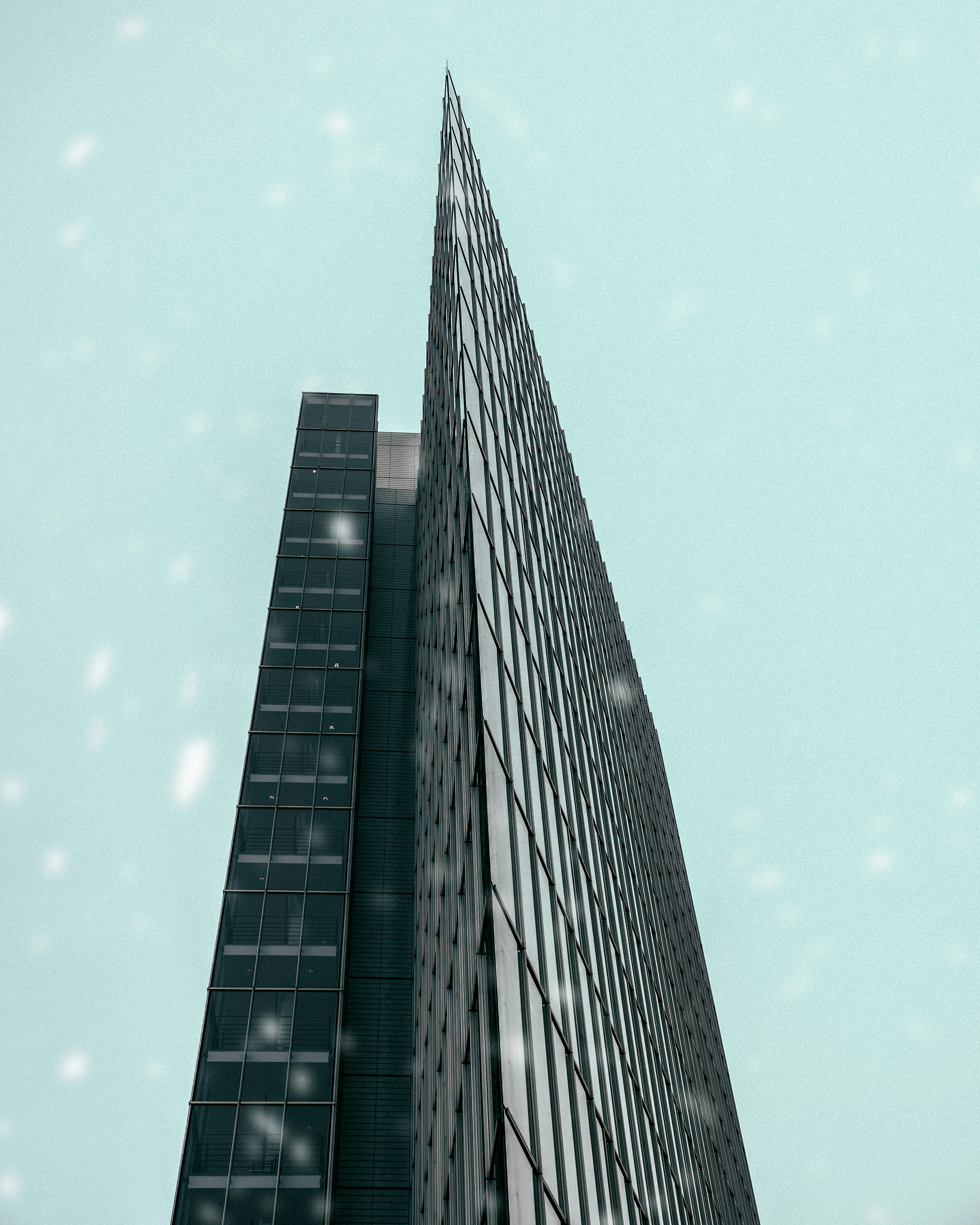 a tall building with a clear sky