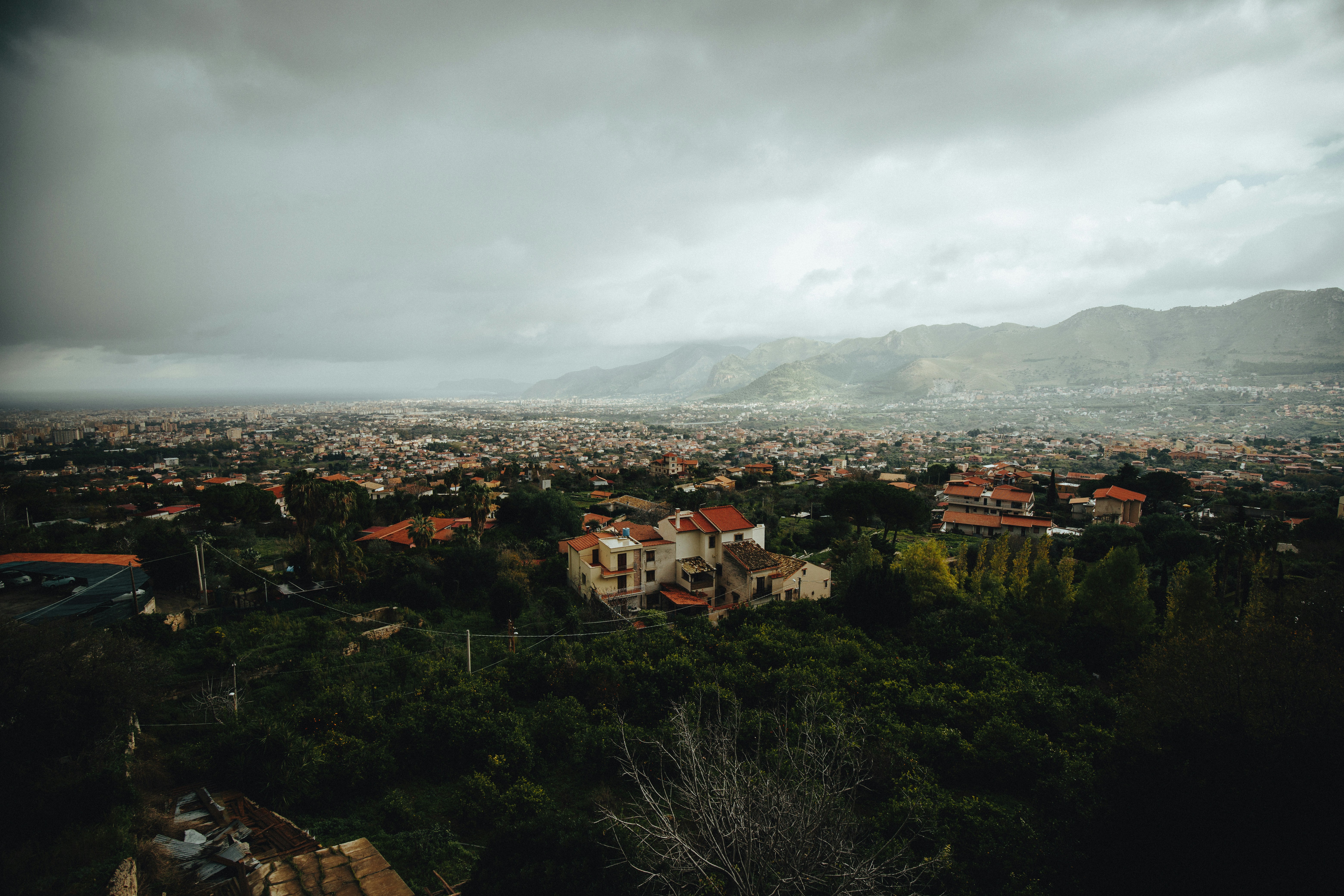 a town in the mountains