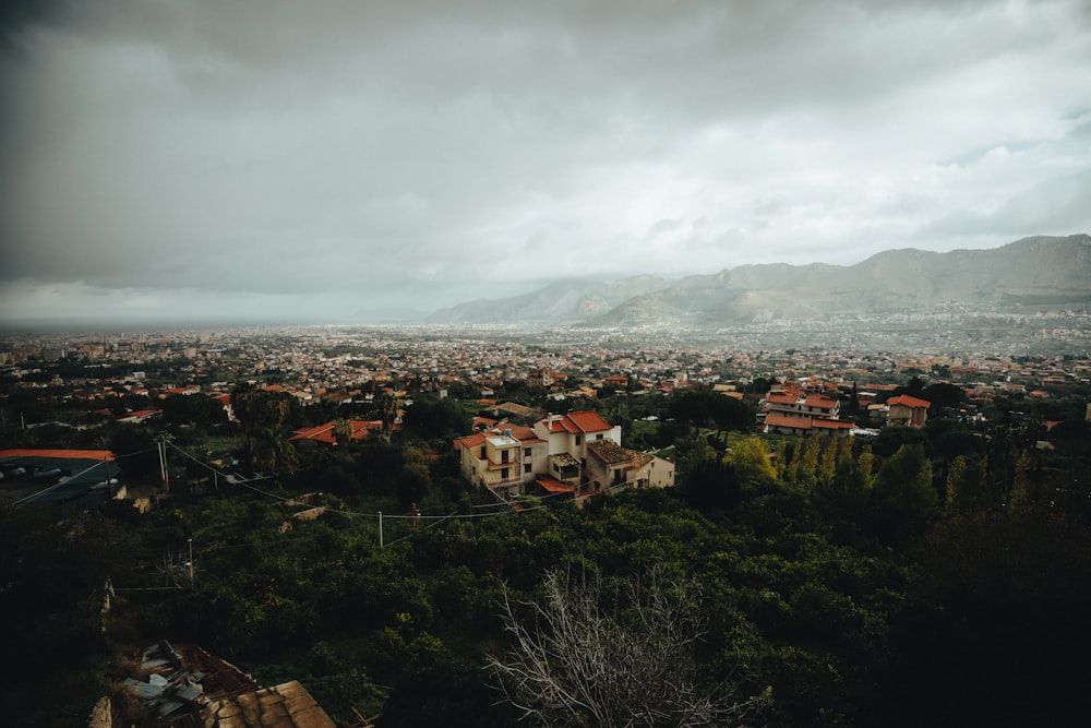 a town in the mountains