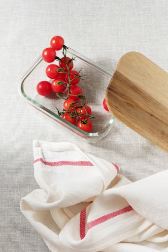 a bowl of cherry tomatoes