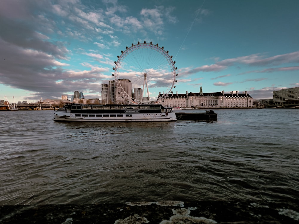 a boat on the water