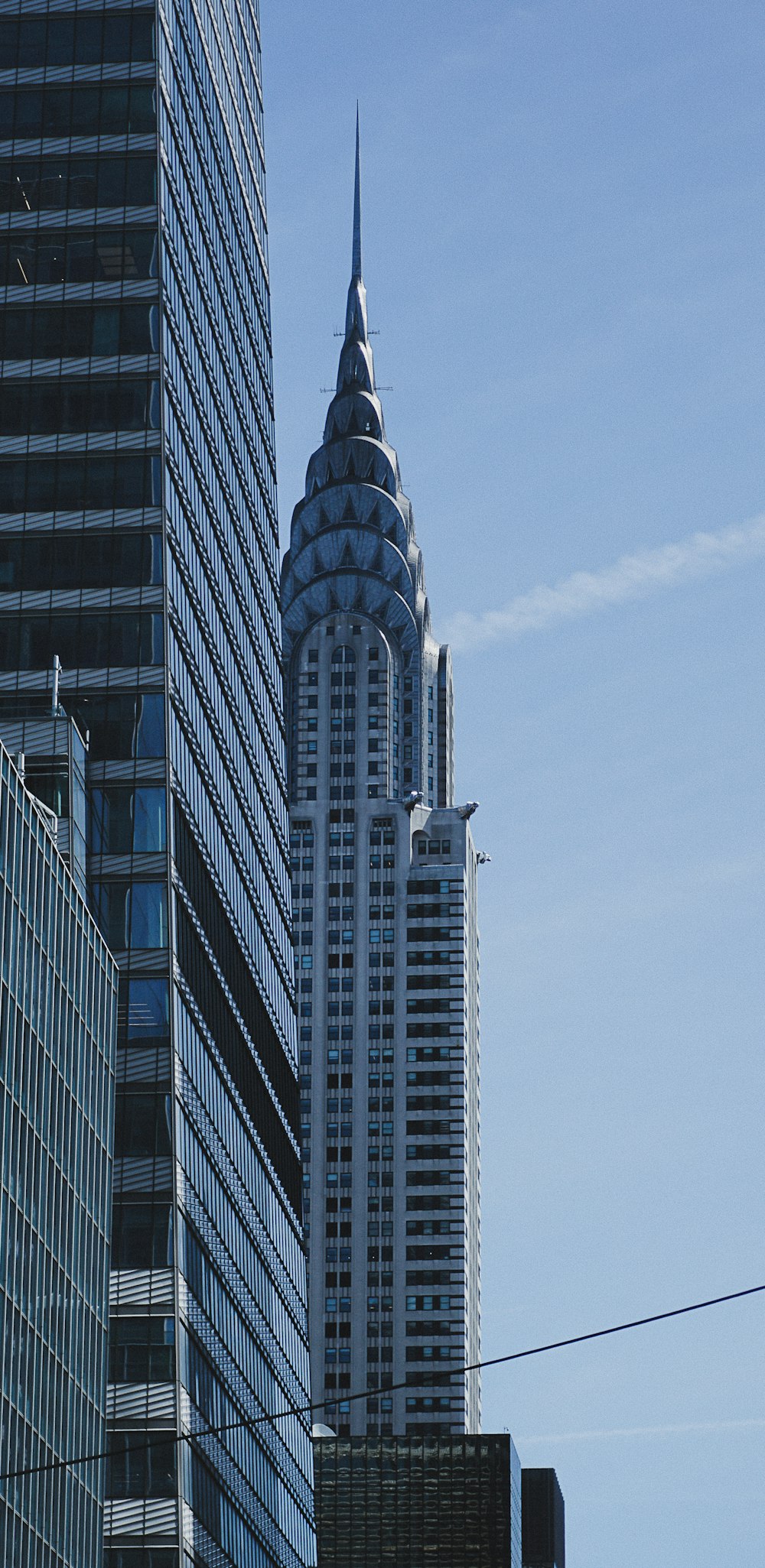 a couple of skyscrapers