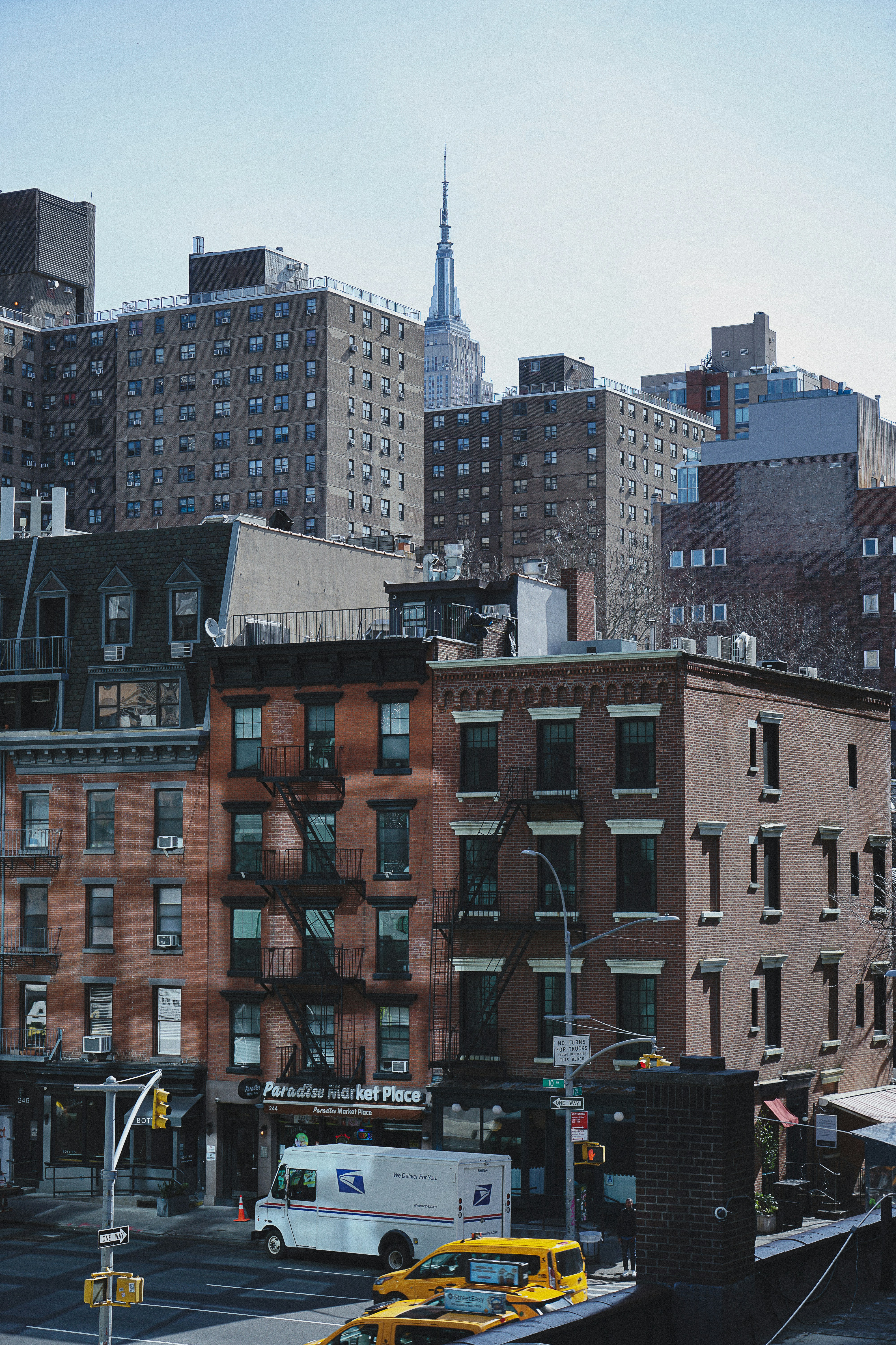 a city with many buildings