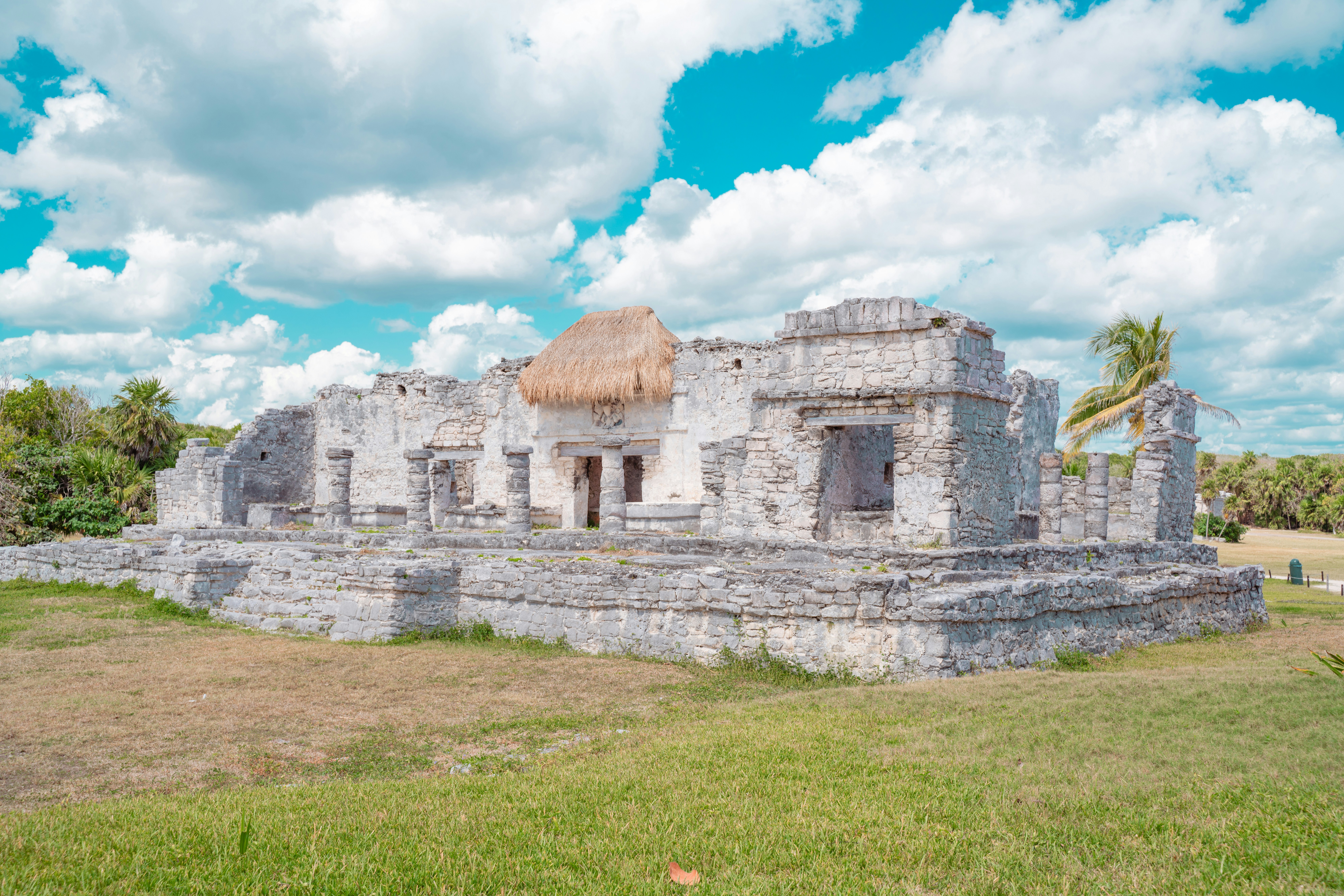 Belize'deki Ch'ok Ayin konut ev grubundaki...