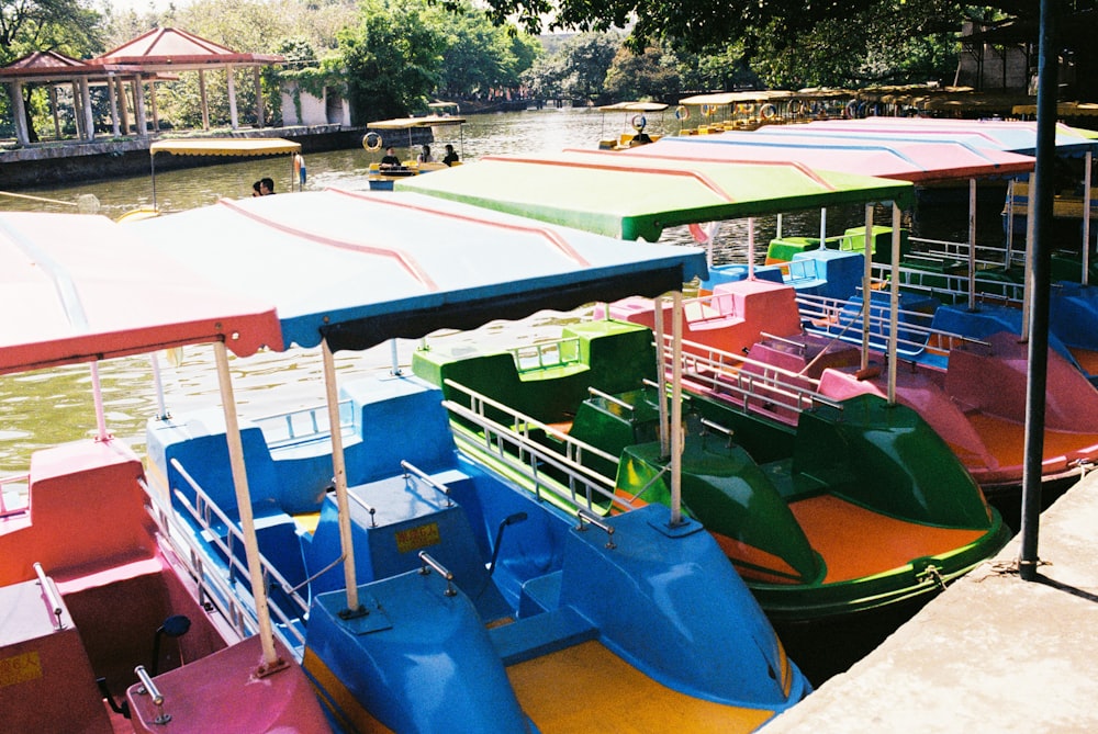 a water park with a slide