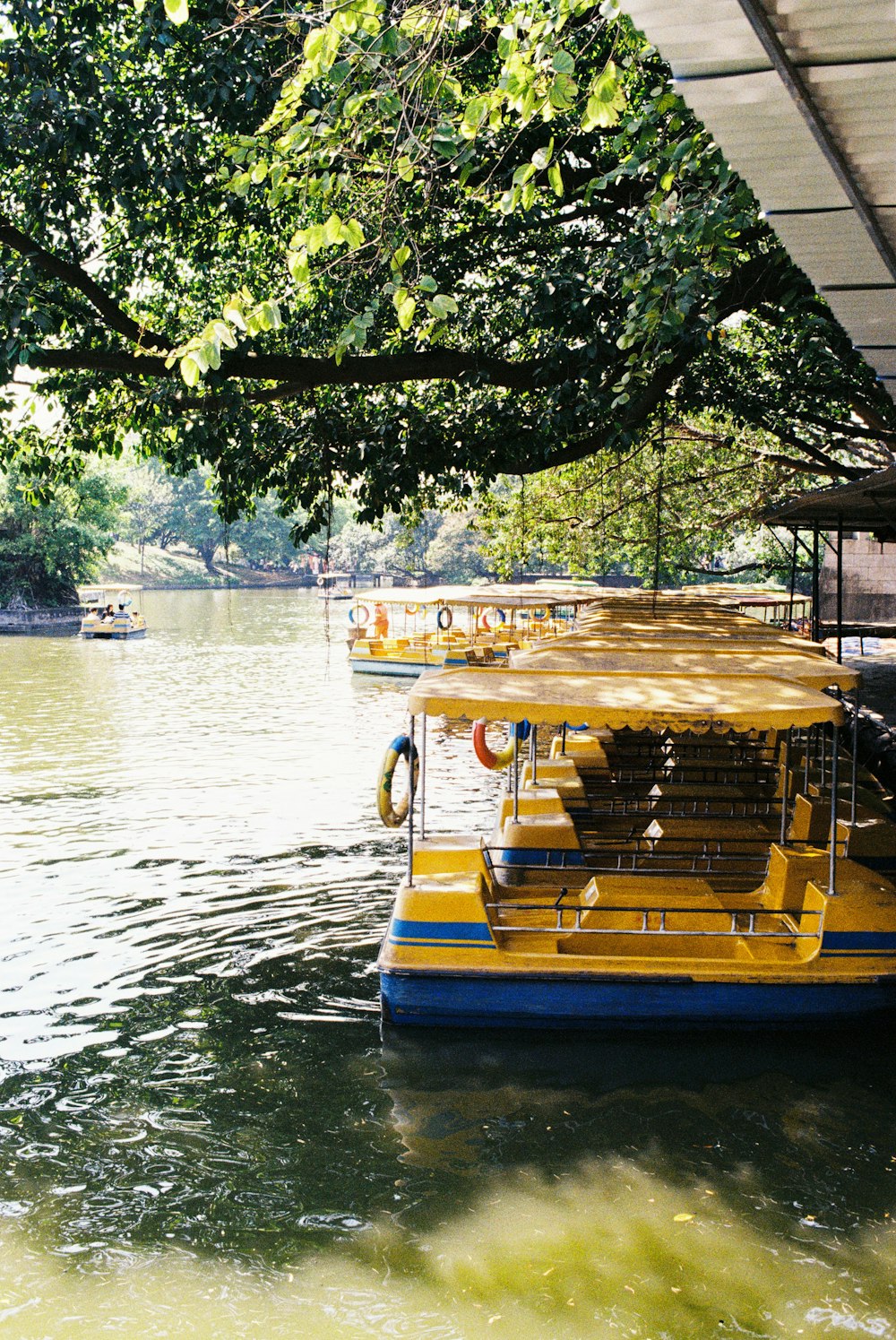 a boat on the water