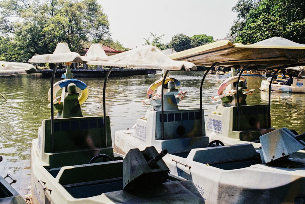 a boat with a few people on it