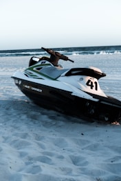 a person on a jet ski