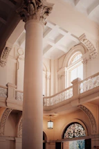 a pillar in a building