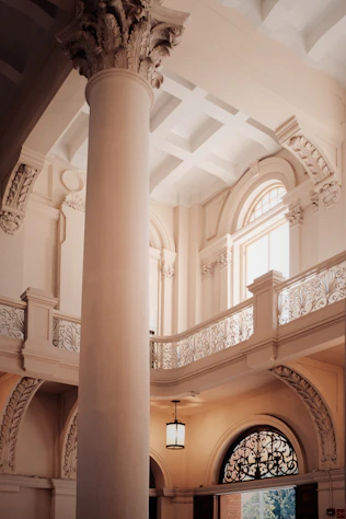 a pillar in a building