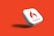 A white, square button with rounded edges featuring a red flame logo and the word 'CodeIgniter' printed beneath it. The button casts a shadow on an orange background, creating a clean and modern design.