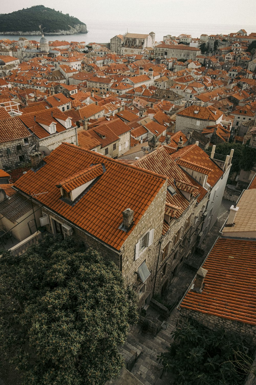 a large group of buildings