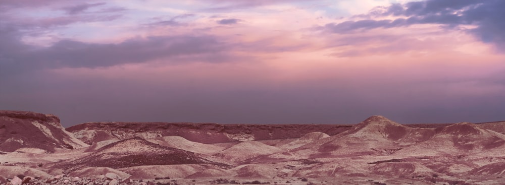 a large desert landscape