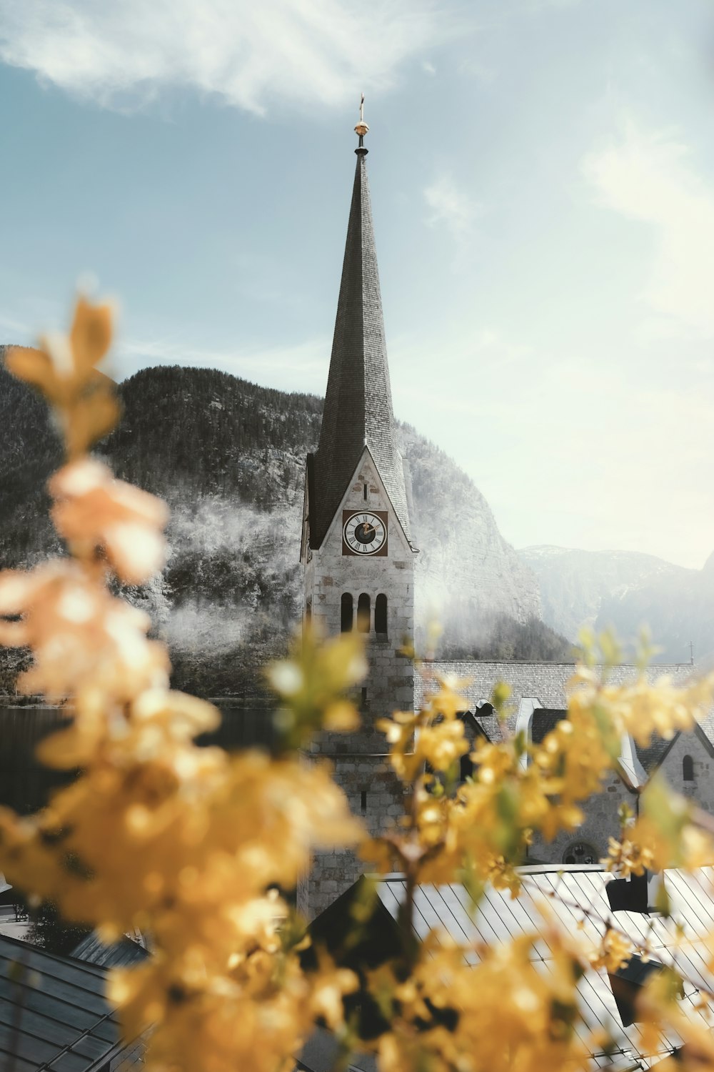 a tall building with a clock tower