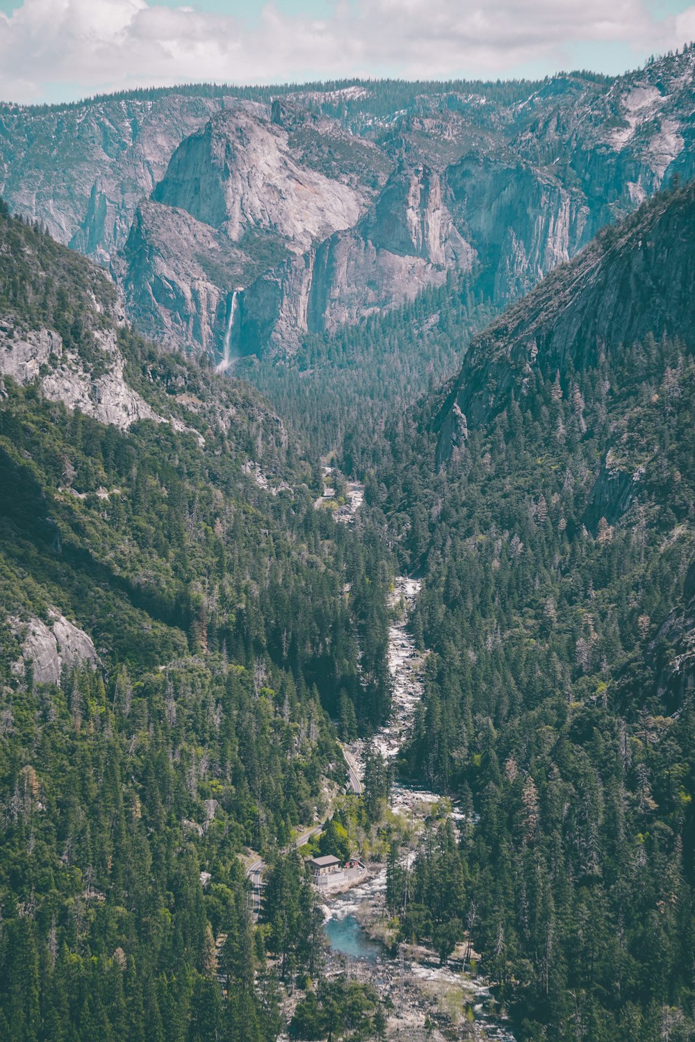 a river running through a valley