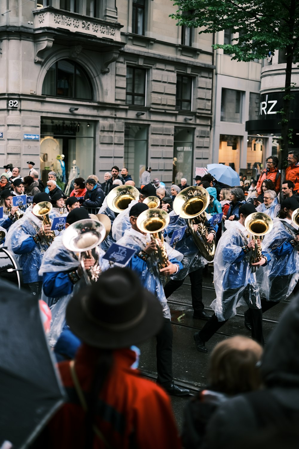 a group of people playing instruments