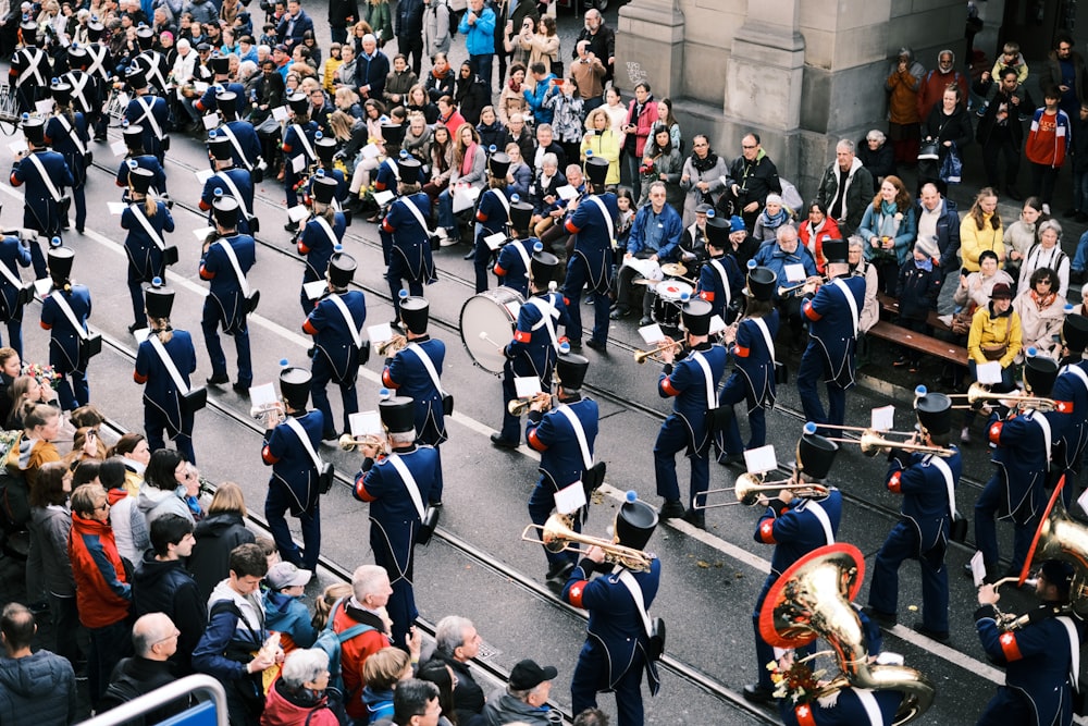 a group of people in uniform