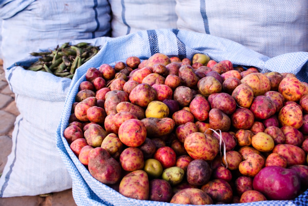 a basket of apples