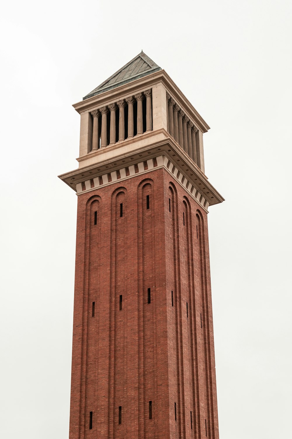 a tall brick tower