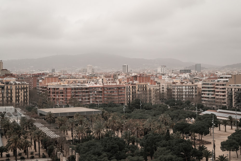 a city with many buildings