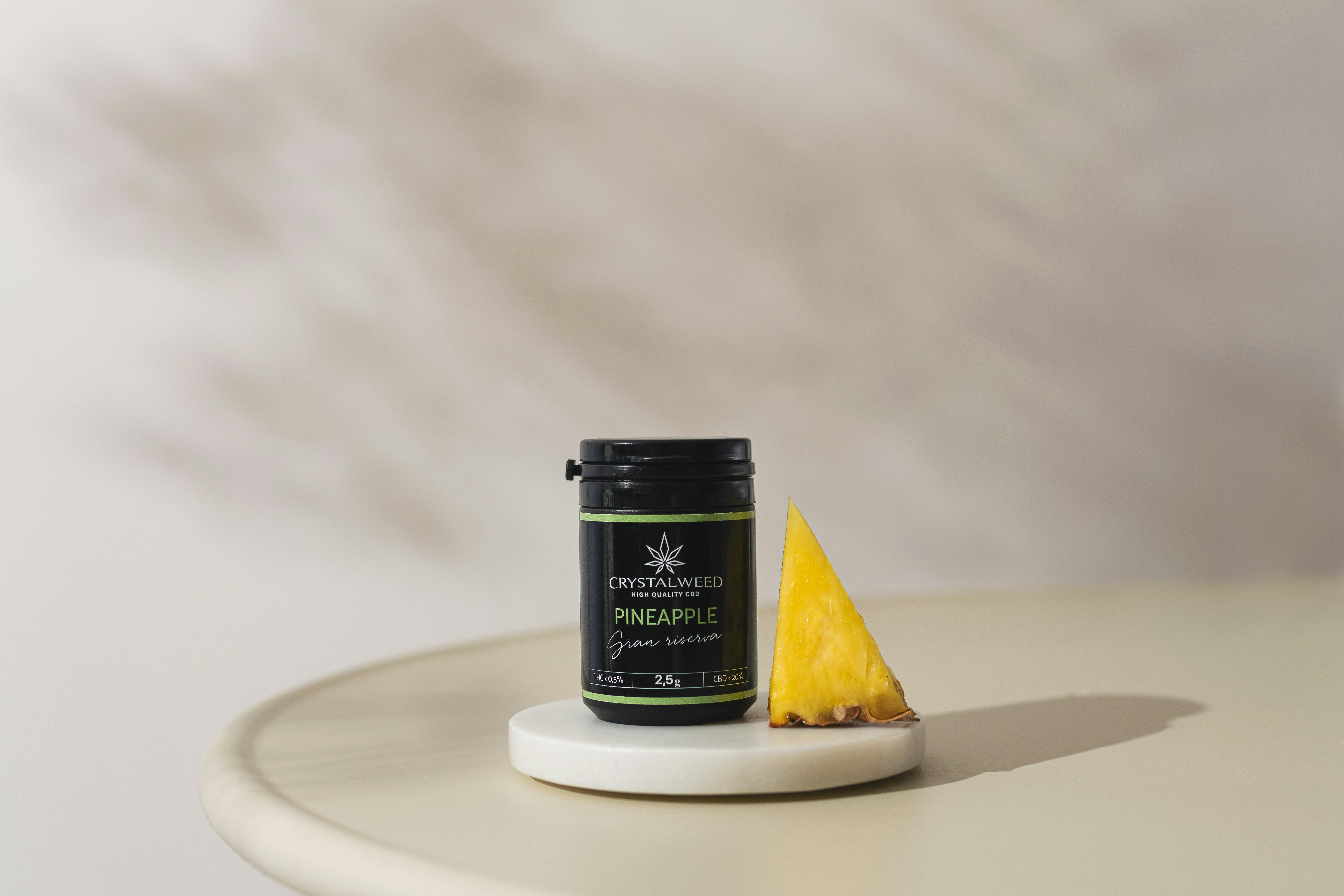 Natural supplement bottle