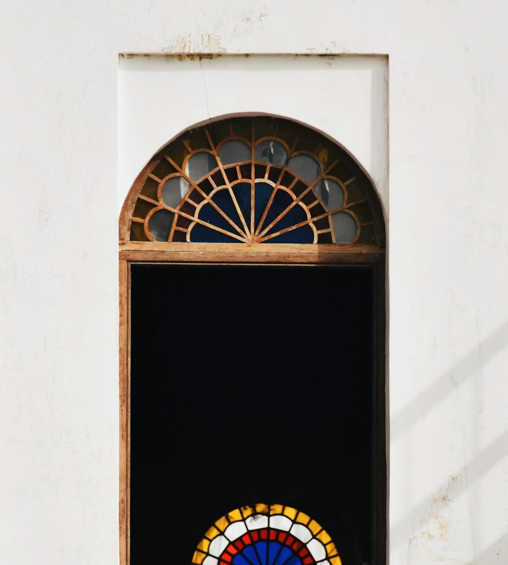 a door with a window