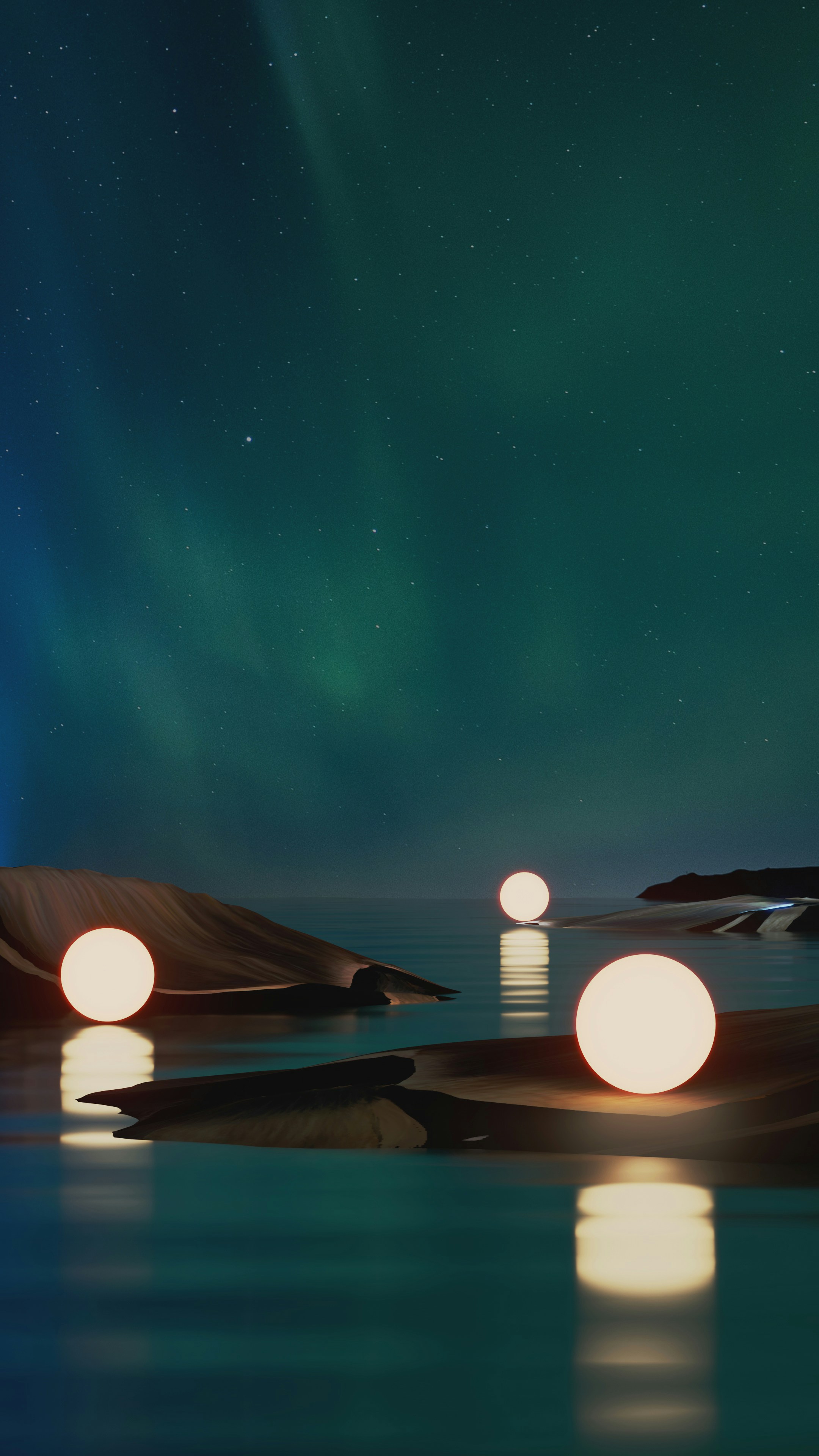 A starry night-themed birthday setup with twinkle lights