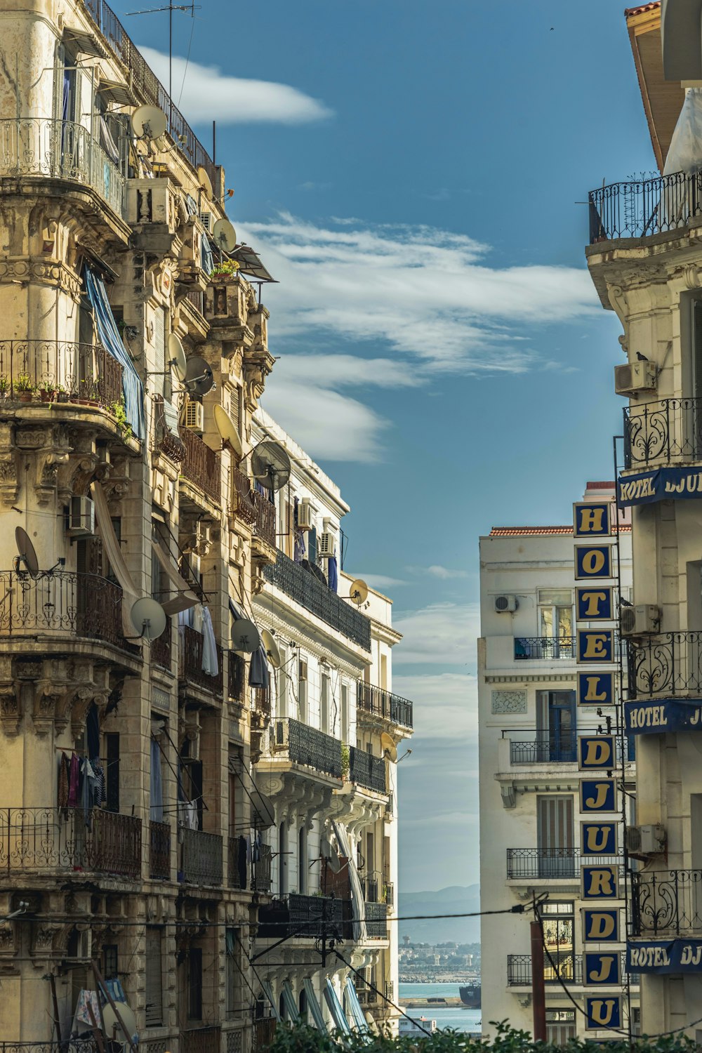 a row of buildings