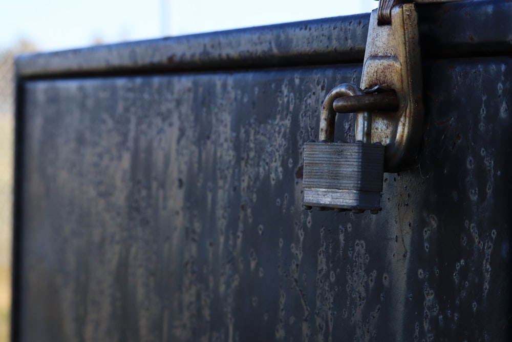 a close-up of a door handle