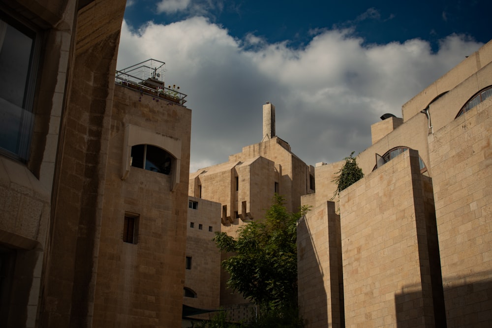 a building with a tower