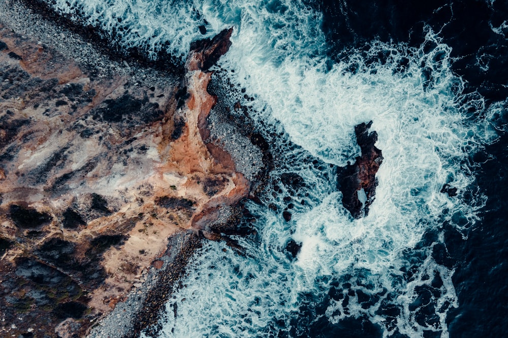 a large storm in the ocean