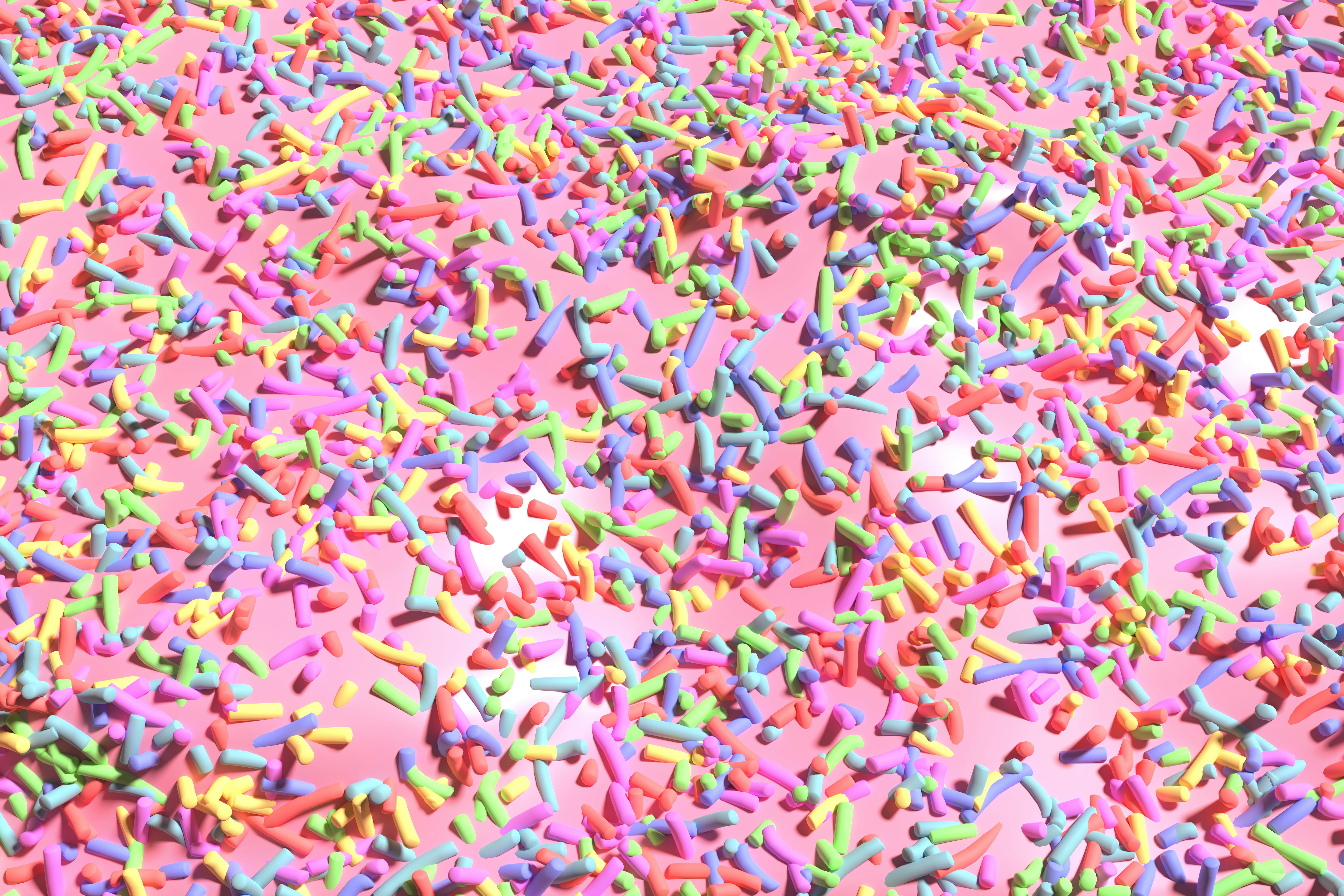 a pile of colorful objects