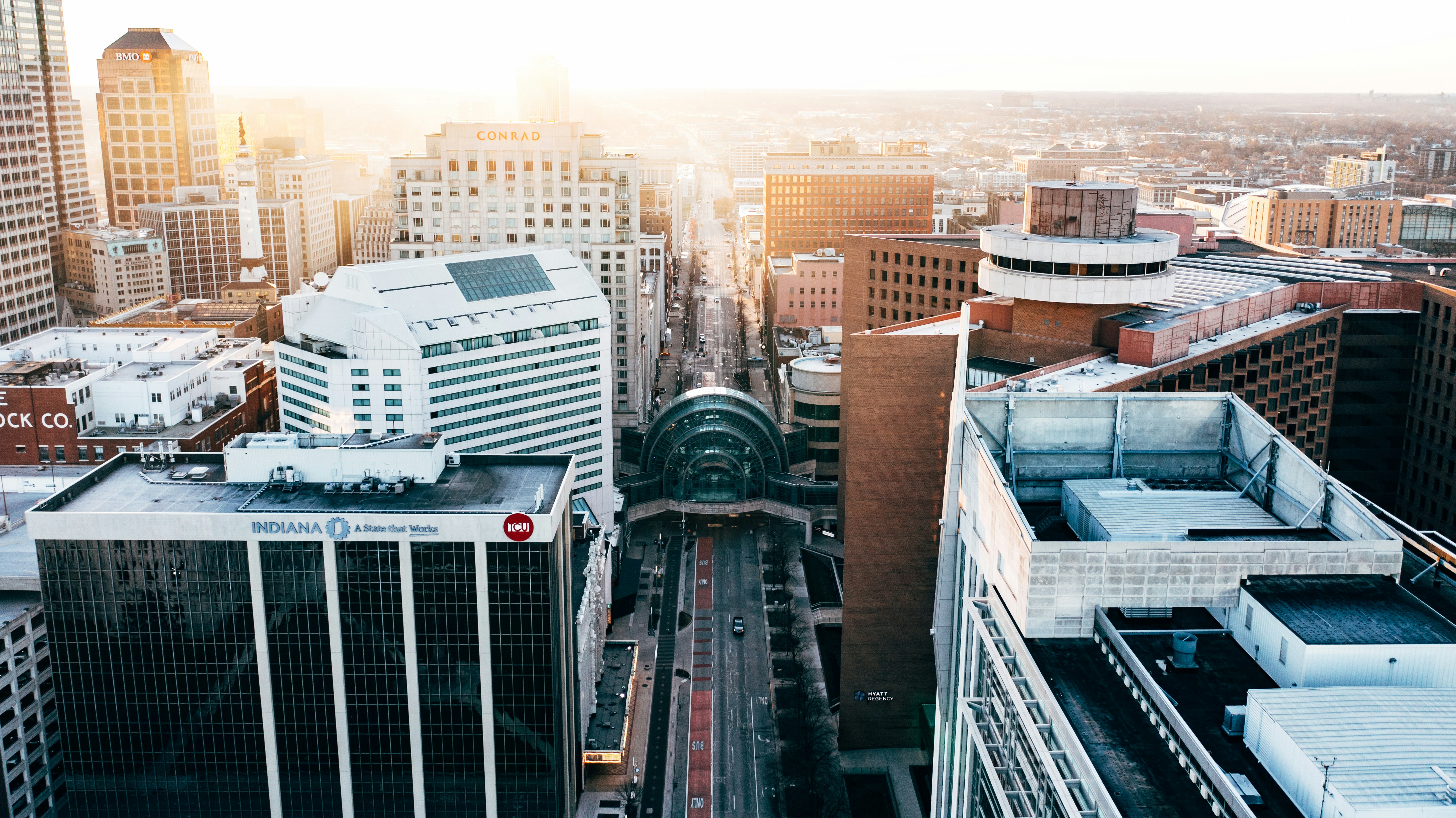 Indianapolis @Lance_Asper productions drone photography