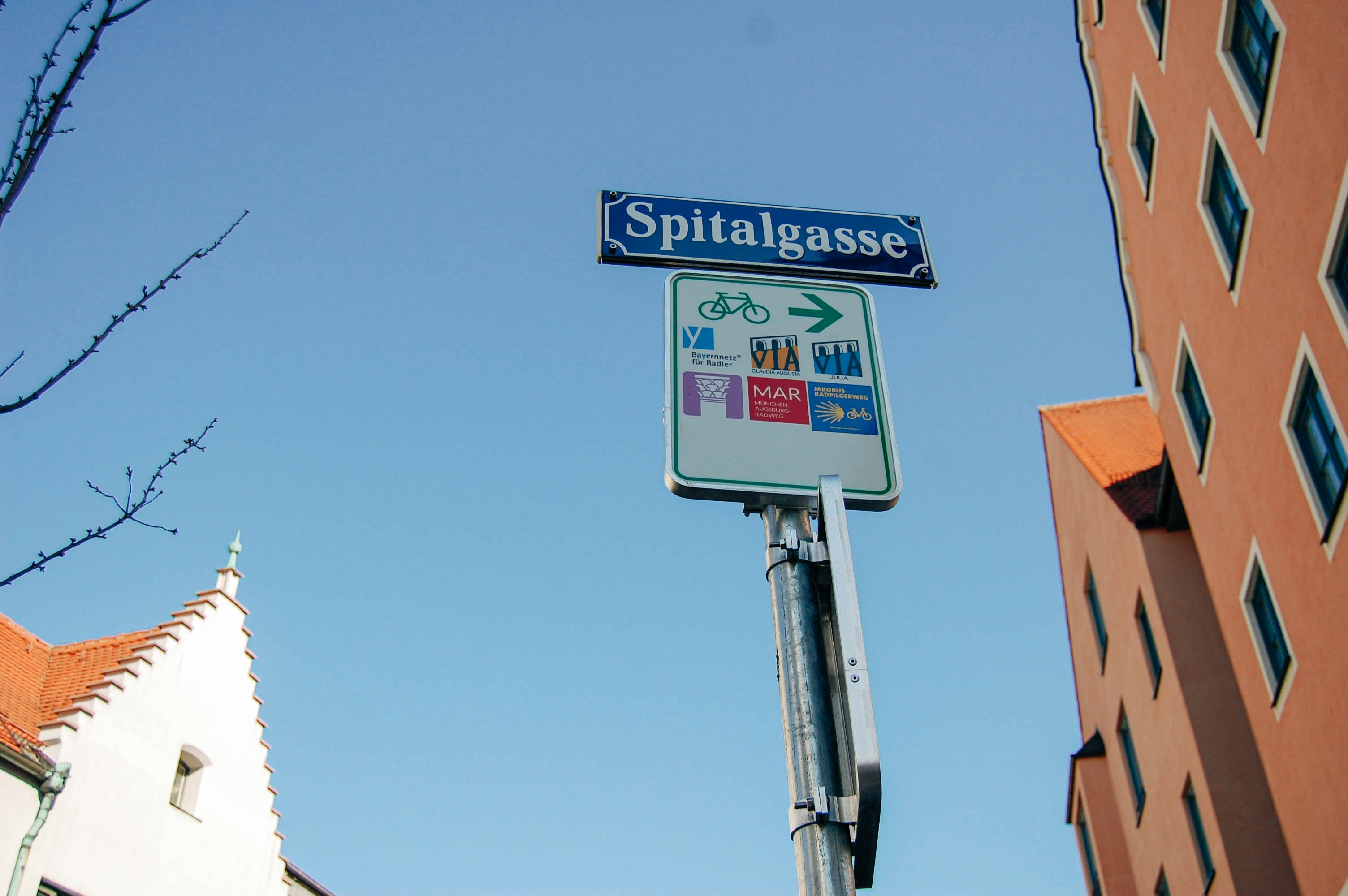 a street sign on a pole